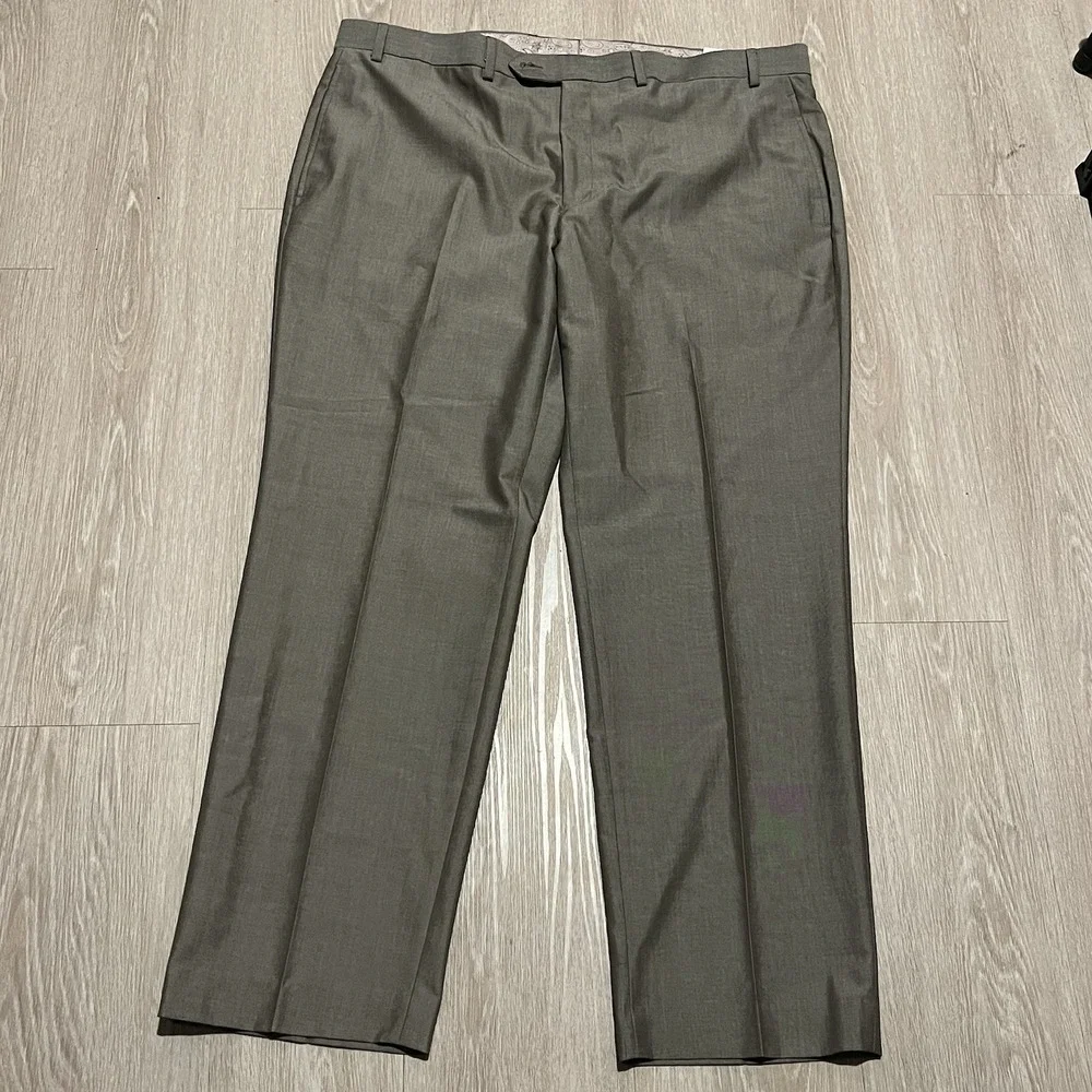 Lauren Ralph Lauren Dress Pants Mens 40x30 Light Brown Flat Front Washable NWT